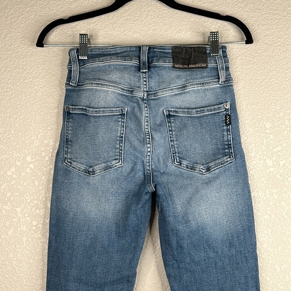 Modern American Soho High Ankle Light Wash Skinny Jeans Size 25 - Picture 4 of 8